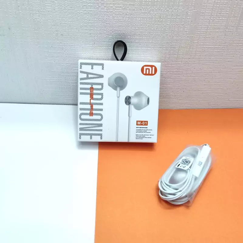 هندزفری شیائومی سیم دار مدل( M 01اقتصادی) اورجینال