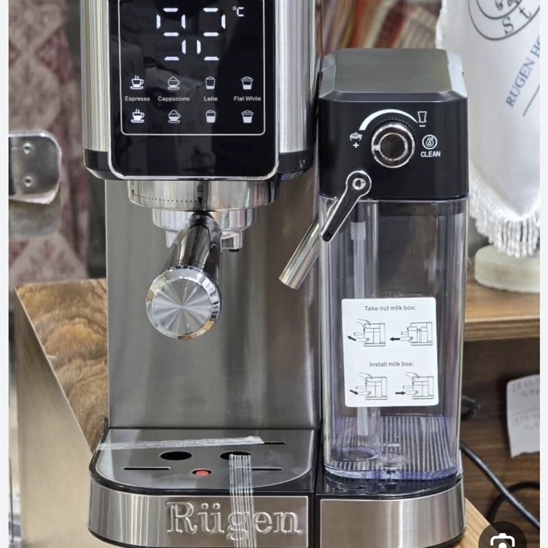 اسپرسو ساز برند روگن مدل 2940 لمسی دارای مخزن شیر کیفیت عالی ارسال رایگان