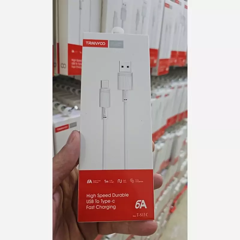کابل تبدیل USB به USB-C ترانیو مدل T-S13C طول 1 متر
