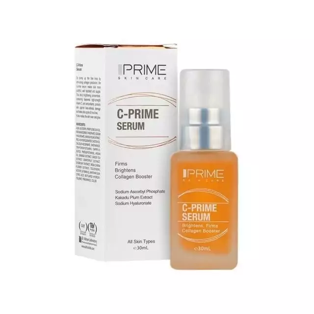 سرم ویتامین C پرایم روشن کننده و سفت کننده صورت و گردن 30 میلی لیتر | PRIME C-Prime Serum 30 ml