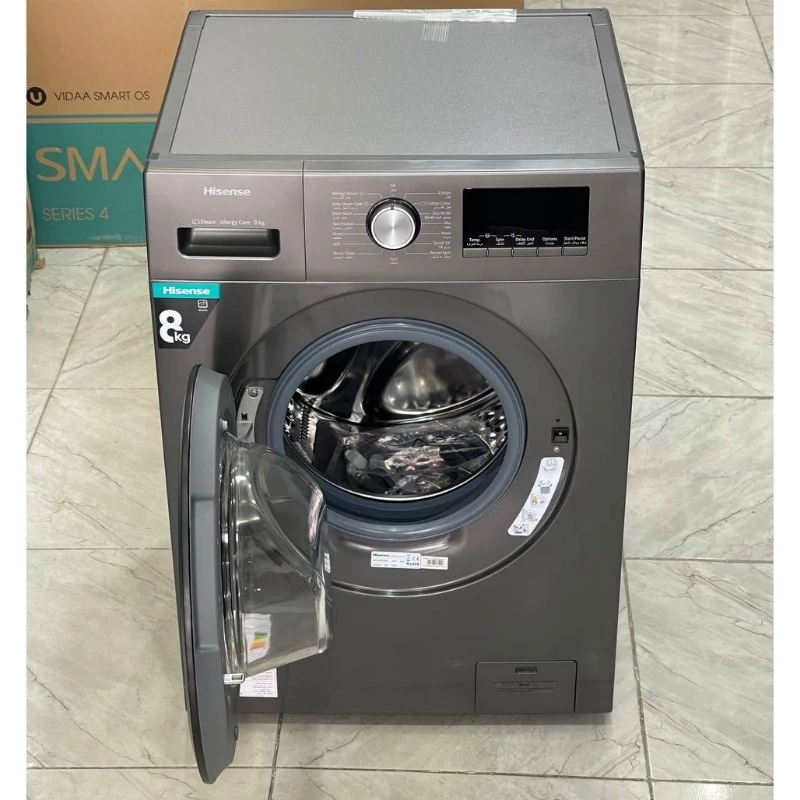 ماشین لباسشویی  8 کیلوگرم هایسنس مدل WFH8012D  (پس کرایه)