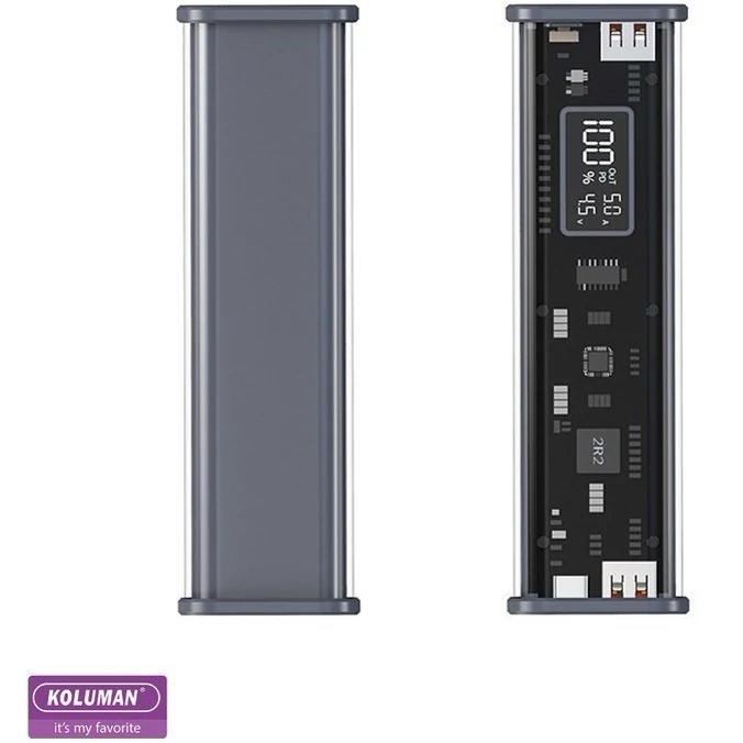 پاوربانک koluman کلومن مدل KP-030 22.5W ظرفیت 20000 میلی آمپر ساعت