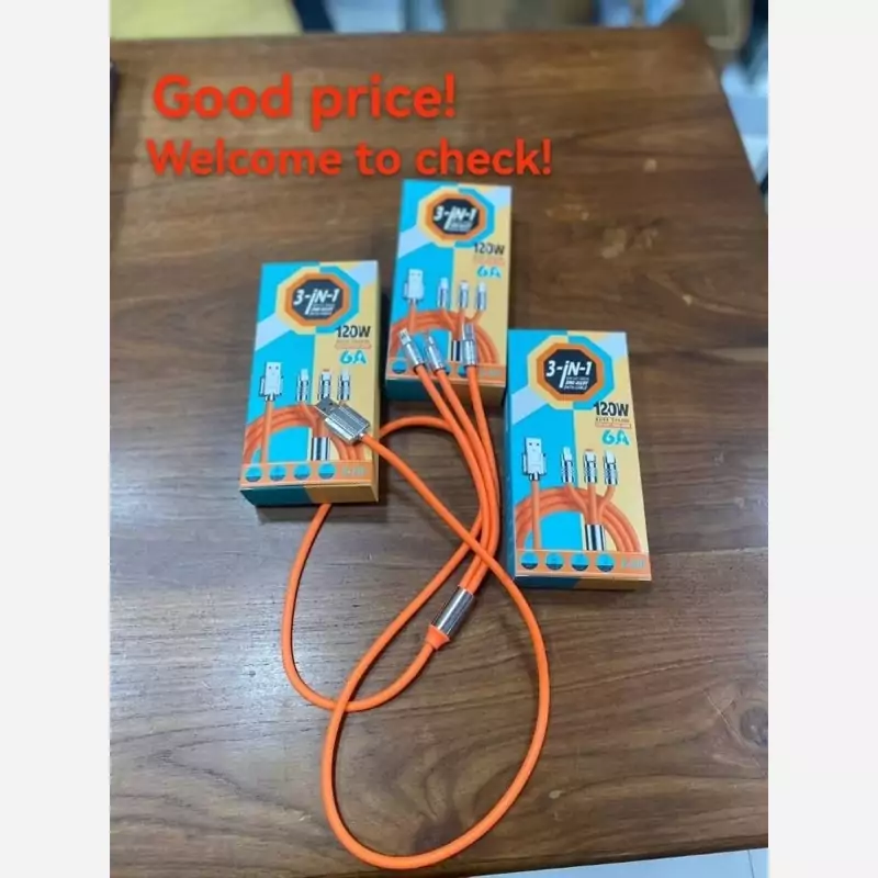 کابل چند کاره فست شارژ پشتیبانی از تمام گوشی ها