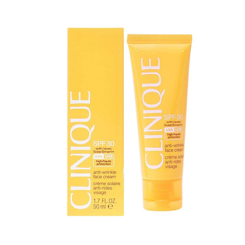 کرم ضد آفتاب برند کلینیک جوانساز و ضد چروک