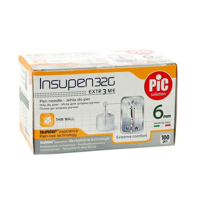 سر سوزن انسولین پیک سلوشن 6 میل 100 عددی