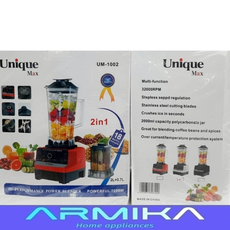 مخلوط کن و آسیاب یونیک مدل um-1002ارسال رایگان