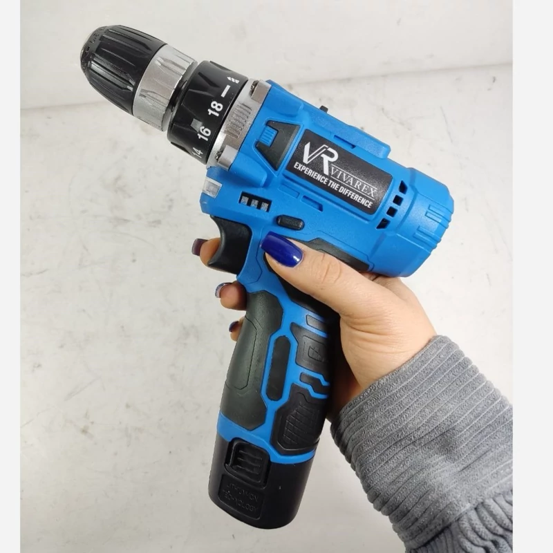 دریل شارژی 12ولت تک باتری ویوارکس 