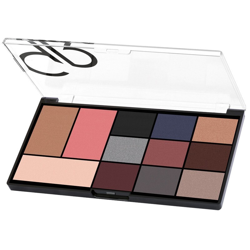 پالت سایه صورت و چشم city style گلدن رز