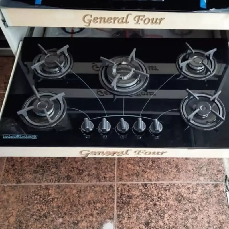 گاز صفحه ای شیشه ای ترموکوپل دار چدن گرد ارسال به کل کشور با پس کرایه 