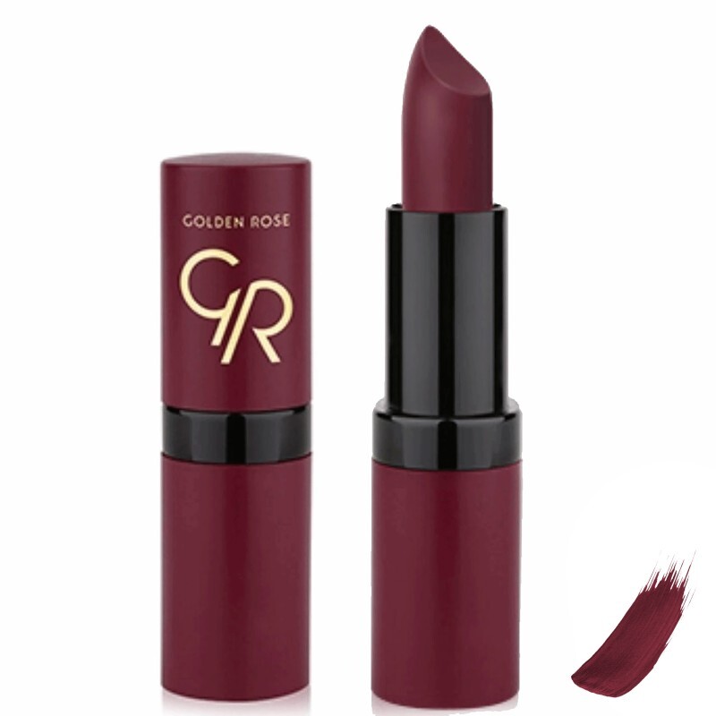 رژ لب جامد گلدن رز مدل Velvet Matte شماره 32