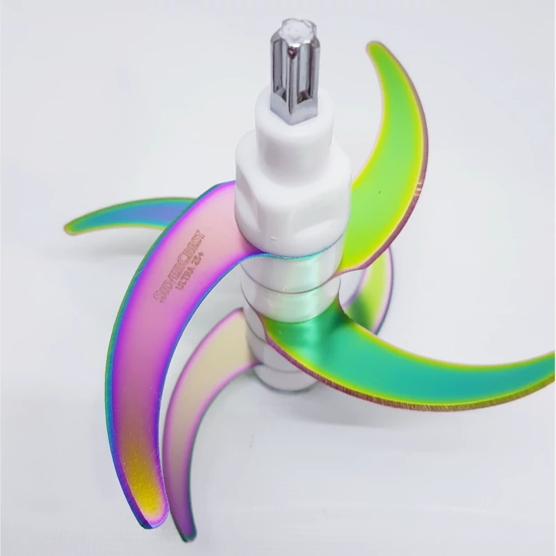 تیغه خردکن گوسونیک اصلی پرو تیتانیوم کریستال 7 رنگ حک شده 3 تا 4 لیتری برای انواع خردکن برقی مدل ultra25