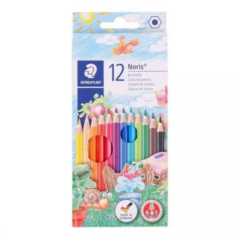 مداد رنگی 12 رنگ استدلر مدل نوریز آلمانی