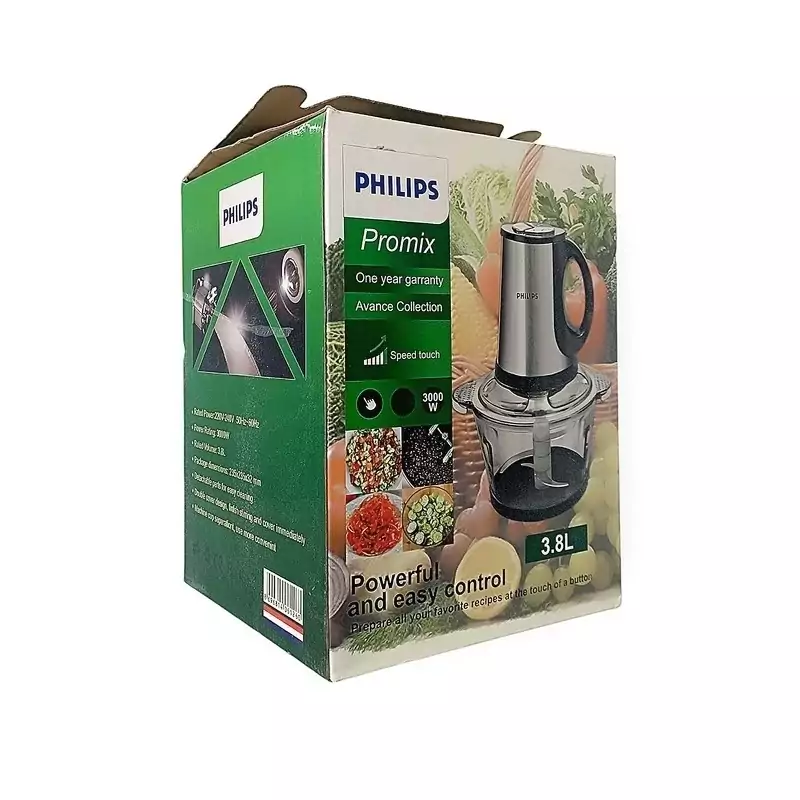 خردکن تک کاسه 3.8 لیتری فلیپس مدل-nm-1384