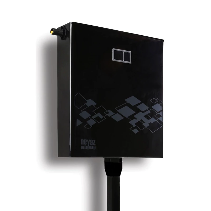 فلاش تانک مدل لوتوس لاکچری مشکی برند نیاز (پس کرایه)