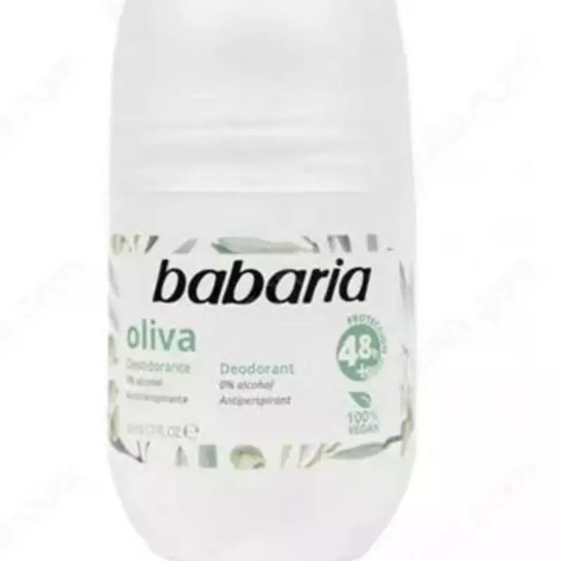 مام ضد تعریق باباریا Babaria مدل OLIVE حجم 50 میل