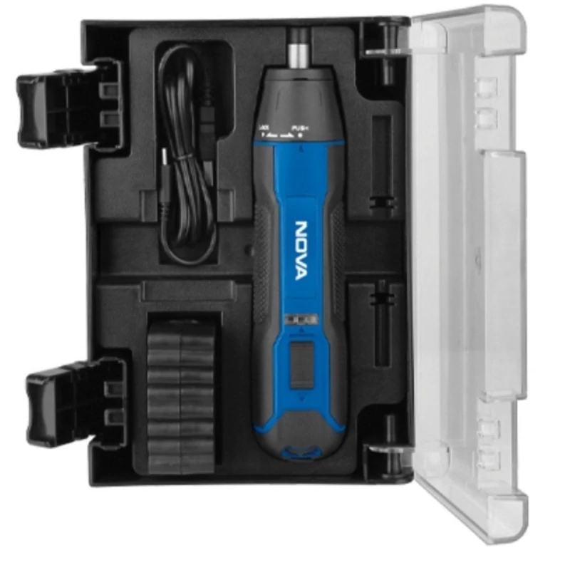 کیت پیچ گوشتی شارژی قلمی 3.6 ولت 33 پارچه نووا مدل 7435 (12 ماه گارانتی)