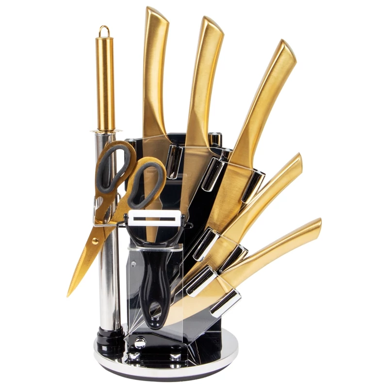 سرویس چاقو آشپزخانه 9 پارچه هنکل مدل 100