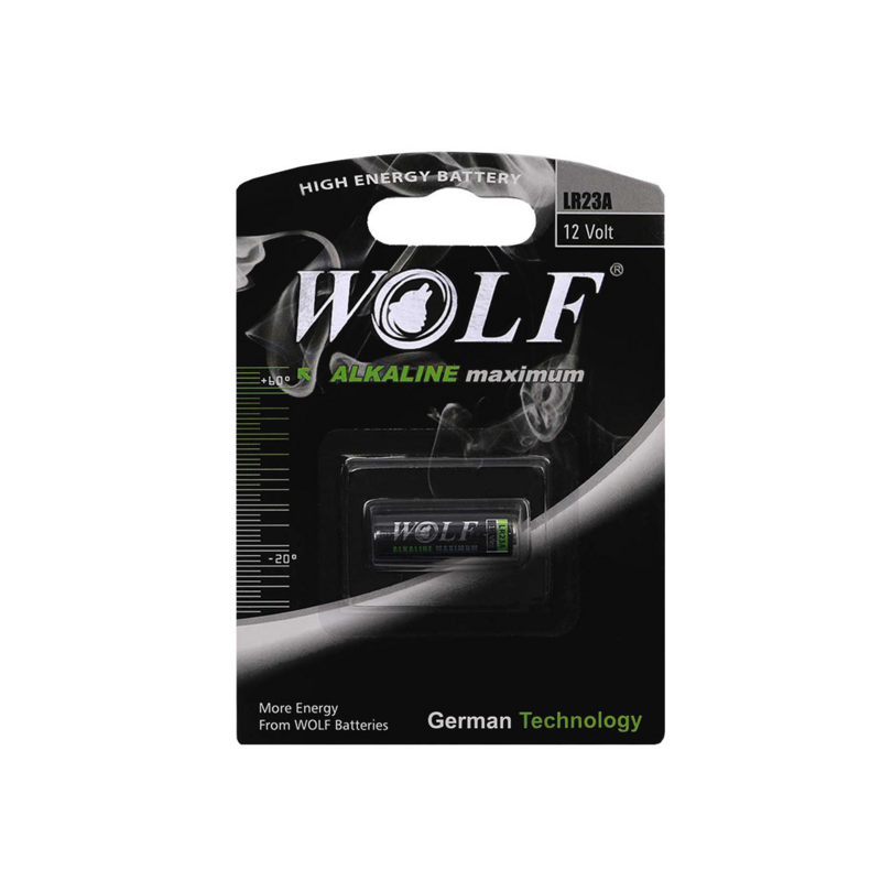 باتری ریموتی آلکالاین 23A وولف Wolf Alkaline