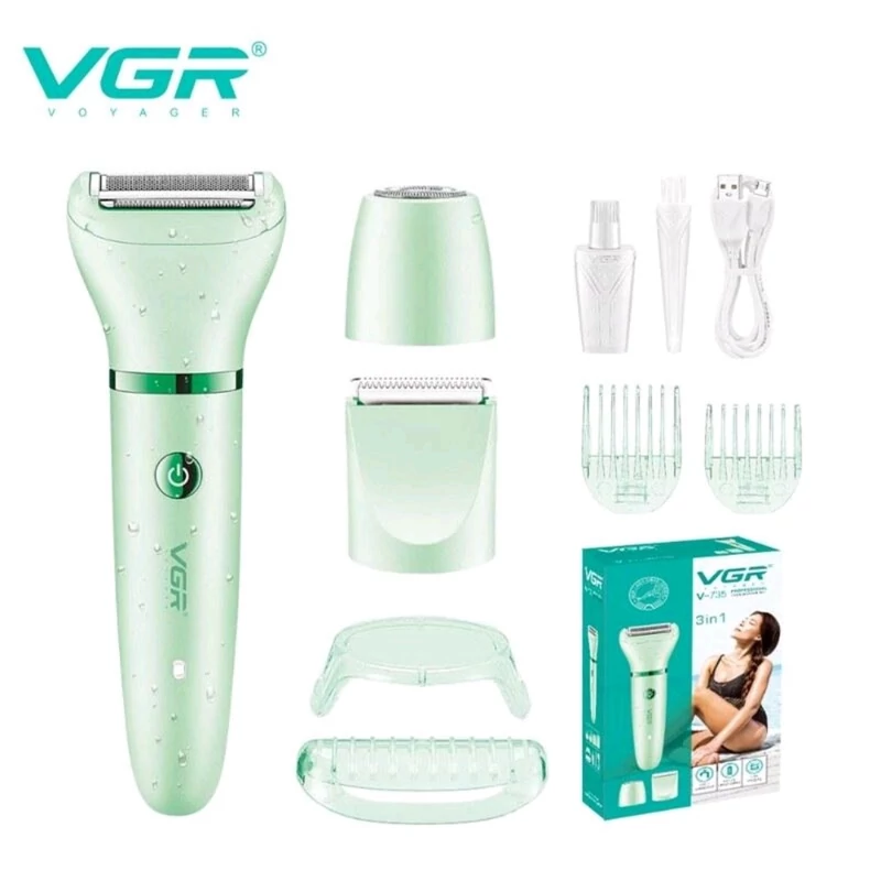 اپلیدی سه کاره وی جی آر حرفه ای اصلی، موکن برقی VGR ، اپیلاتور وی جی آر ، ماشین اصلاح صورت و بدن، اپلیدی VGR، پس کرایه