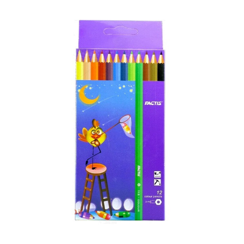 مداد رنگی 12 رنگ فکتیس