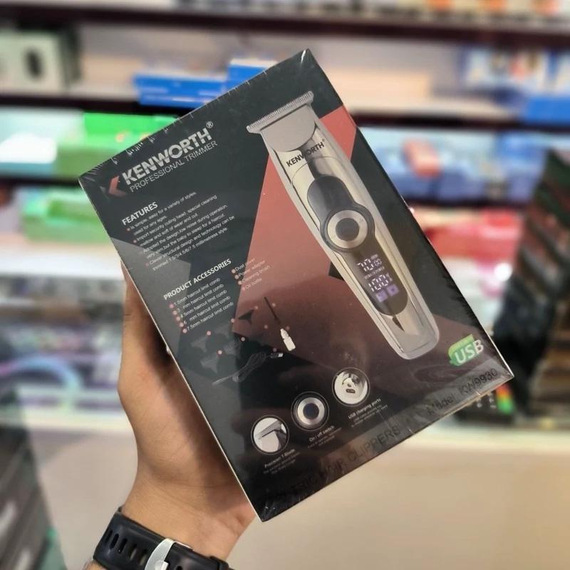 ماشین اصلاح سر و صورت کنورث KENWORT مدل KW9930-سفارش اروپا - توربو شارژ 5 سرعته -ارسال رایگان