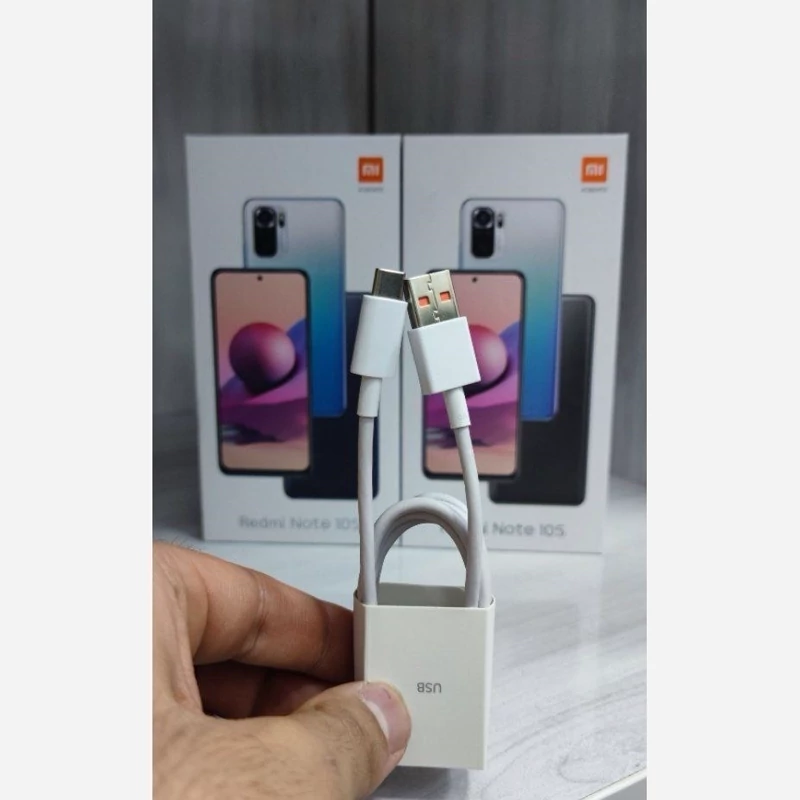   شارژر33وات شیائومی سرجعبه به همراه کابل شارژ تایپ سی پورت نارنجی،دارای فناوری توربو تا توان33w با مهلت تست یک ماه