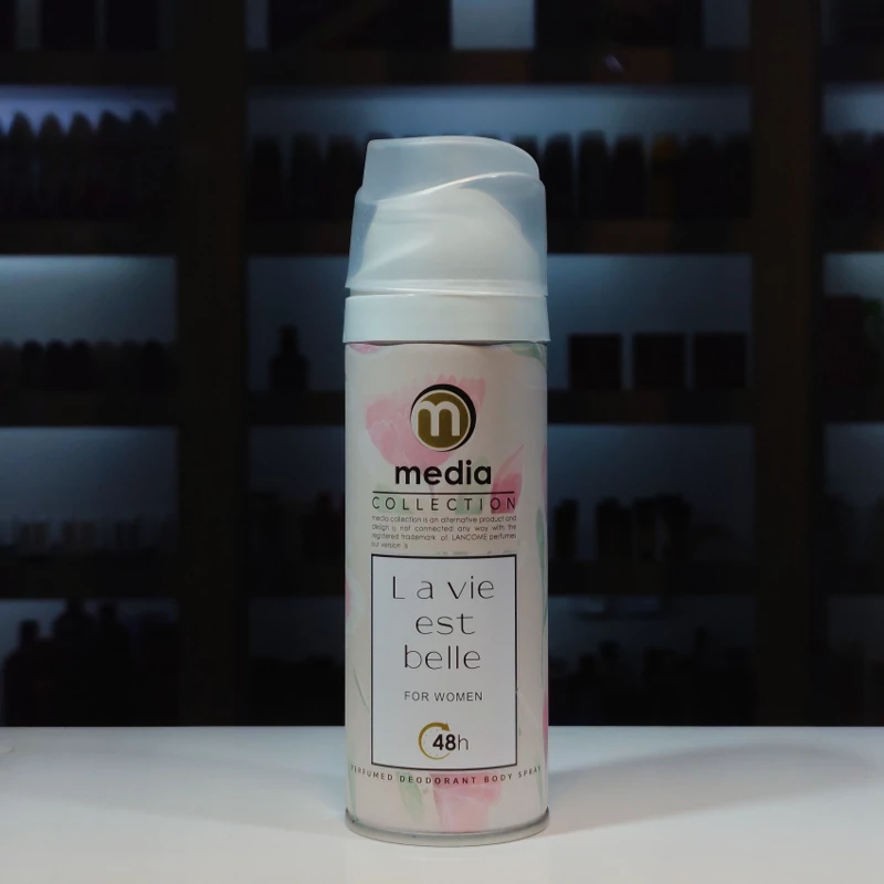 اسپری بدن زنانه مدیا مدل لاویست بل La Vie Est Belle حجم 200 میلی لیتر