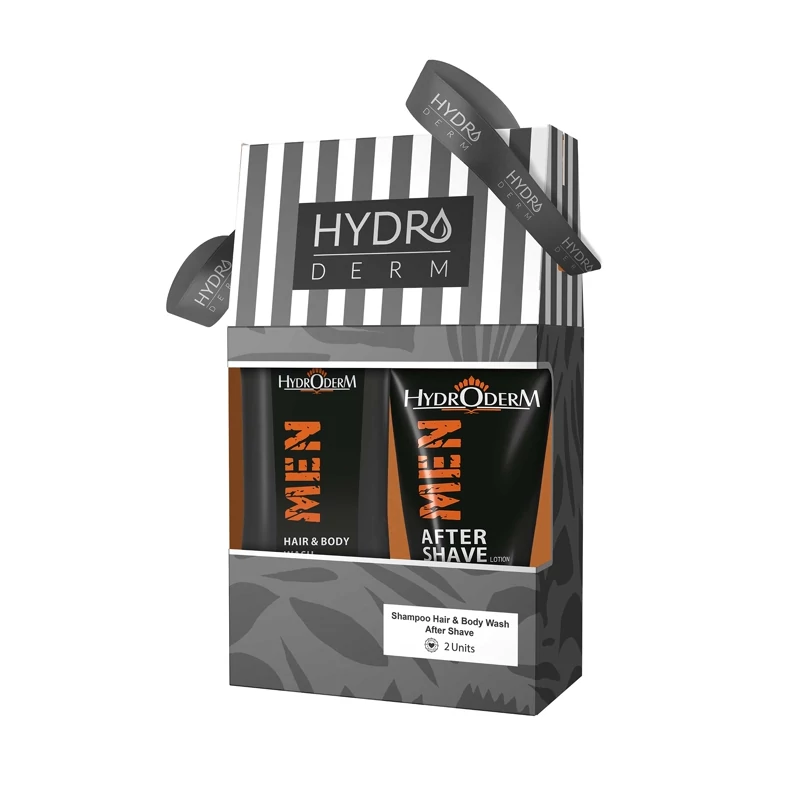 شامپو مو هیدرودرم مدل 3in1 حجم 100 میلی لیتر به همراه افترشیو حجم 300 میلی لیتر