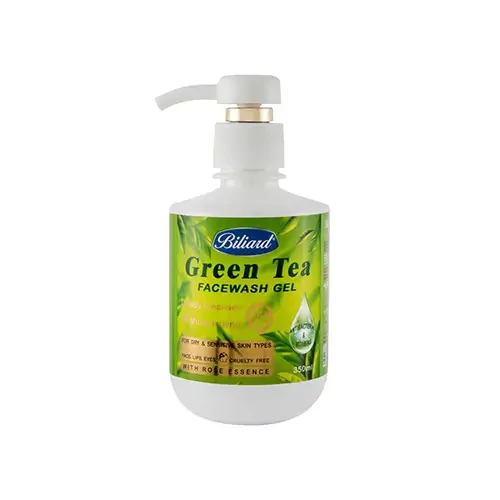 ژل شستشوی صورت بیلیارد مدل چای سبز حجم 350 میلی لیتر