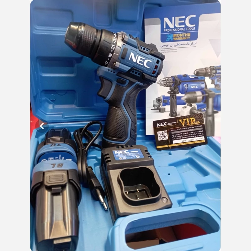 دریل شارژی براش لش 1677 ان ای سی
