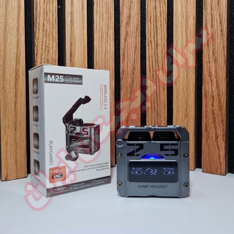 هندزفری بلوتوث m25 ایرپاد M25 گیمینگ ورژن 5.3 اورجینال هنزفری m25 هندزفری بلوتوثی m25 ایرپاد m25 هندزفری بلوتوث M25 