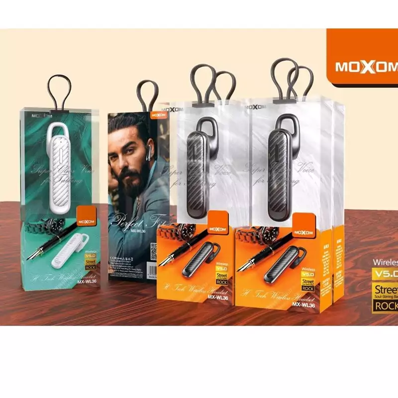 بلوتوث تک گوش MOXOM مدل MX-WL36