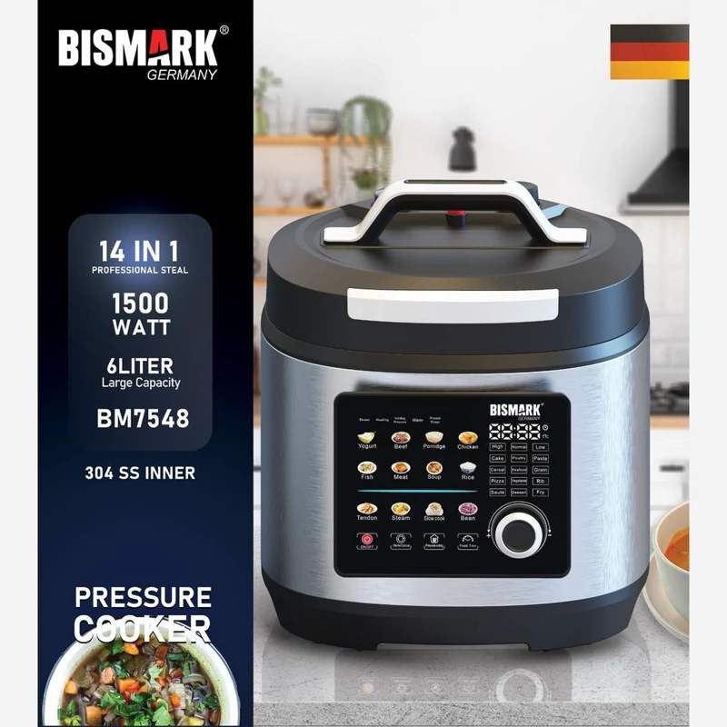 مولتی کوکر پلوپز زودپز برقی بیسمارک مدل BM7548