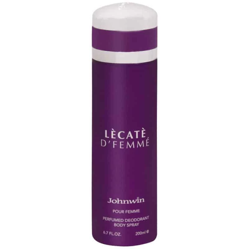 اسپری زنانه جانوین مدل LECATE DFEMME حجم 200 میلی لیتر