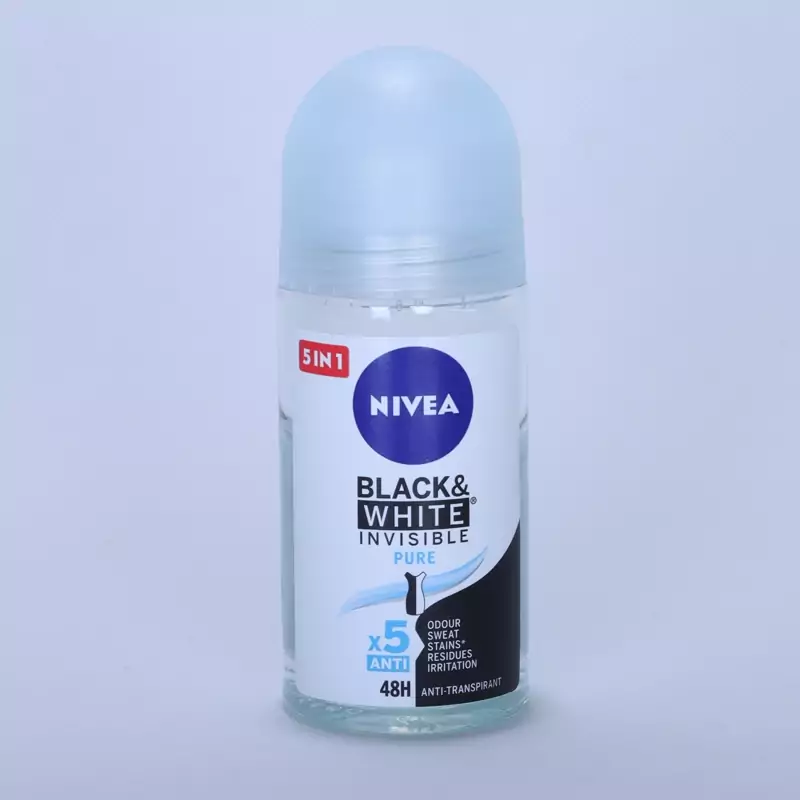 مام رول دئودرانت نیوا ضد تعریق زنانه سیاه سفید