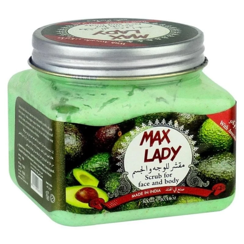 اسکراب شنی،مکس لیدی، حاوی عصاره میوه آووکادو