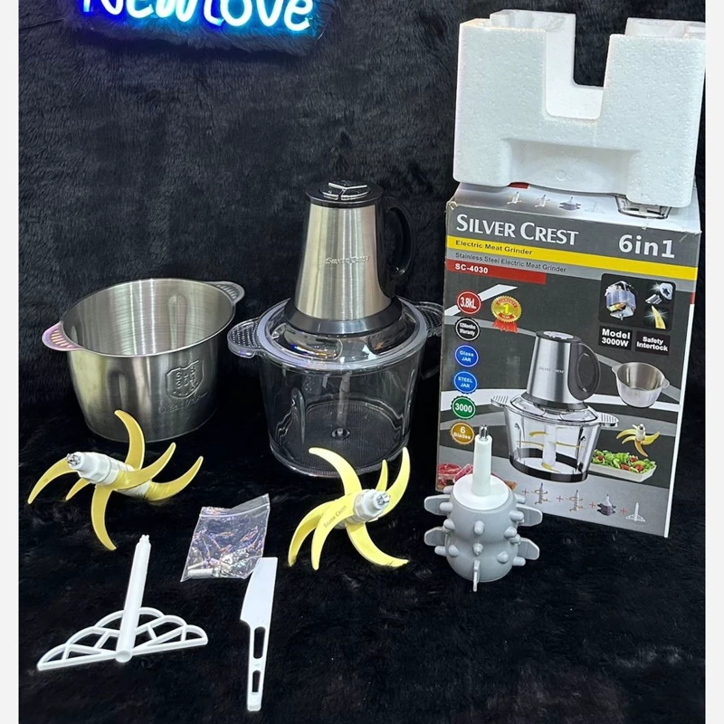 خردکن برقی سیلور کرست  دو کاسه 