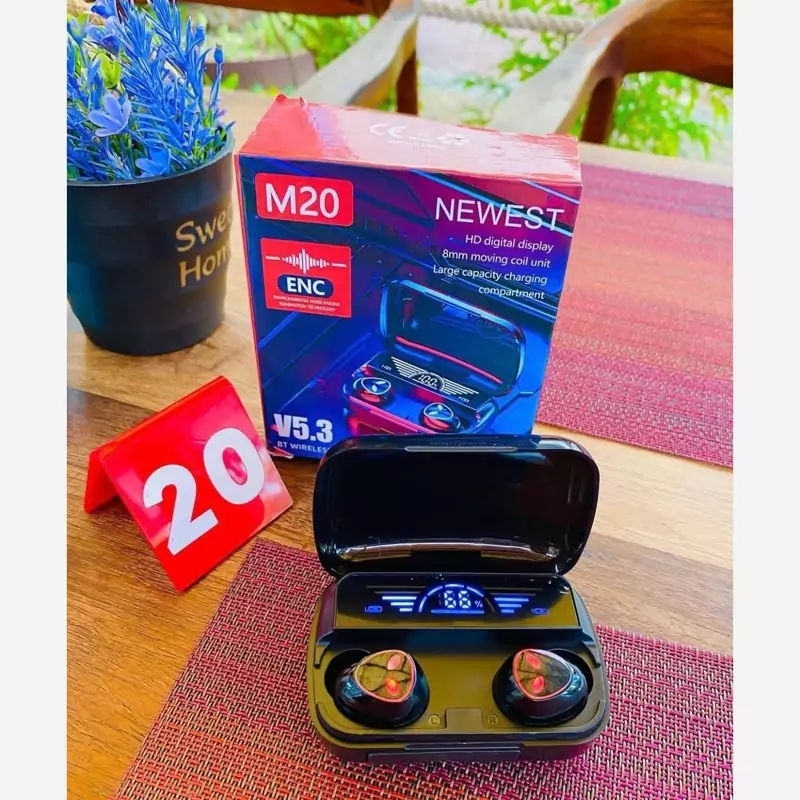 ایرپادRealme مدل M20سایز.باطری. بزرگ نگه داری شارژ زیاد