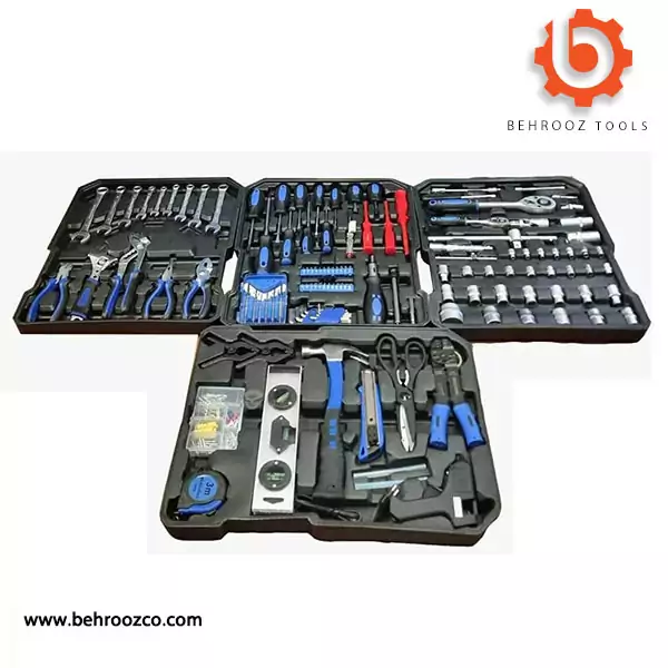 جعبه ابزار 187 پارچه باس (پس کرایه) تحویل در محل