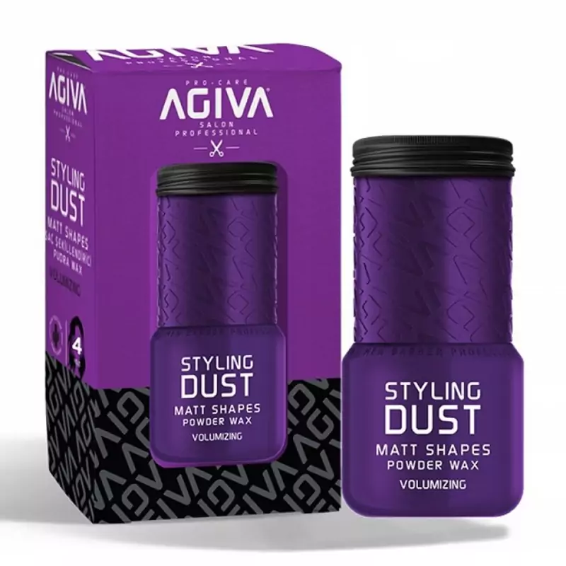 پودر حجم دهنده مو آگیوا Agiva مدل Styling Dust Matt Shapes حجم 20 گرم