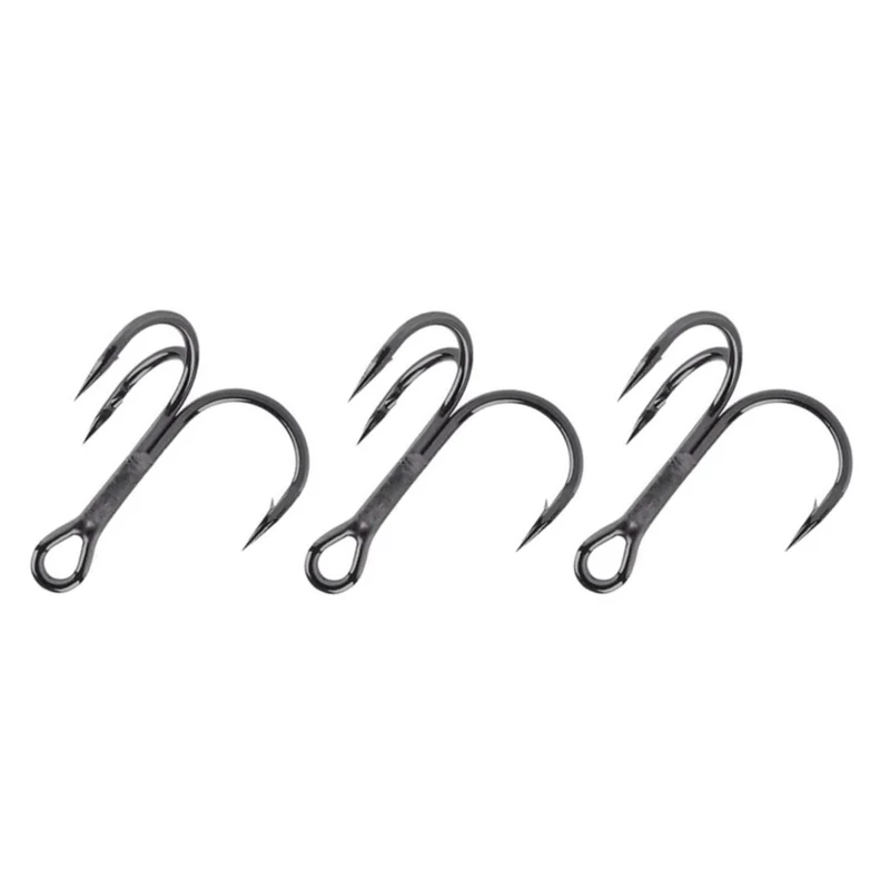 قلاب ماهیگیری مدل سه شاخ سایز 2 بسته 3 عددی