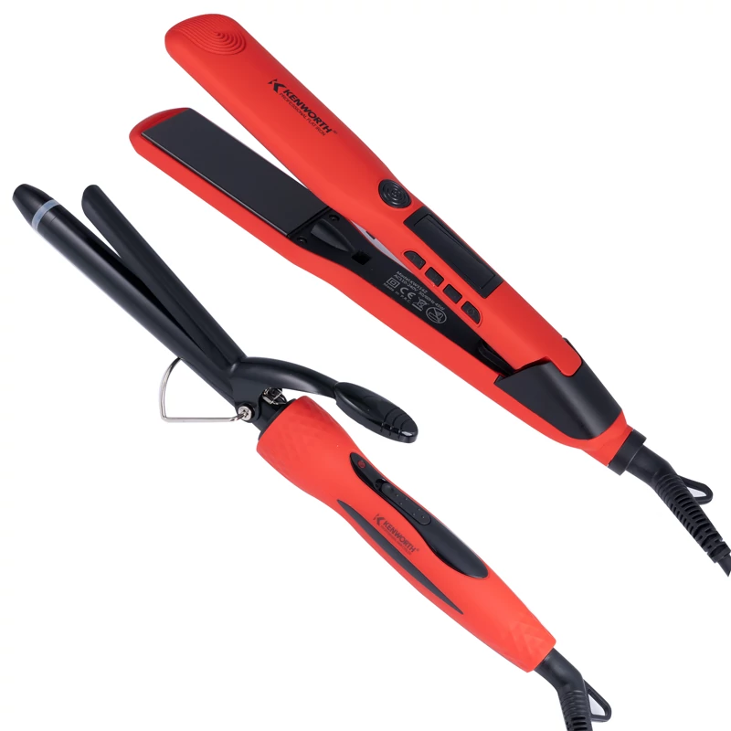 اتو مو کنورث مدل kw314 به همراه فر کننده مو (پس کرایه)