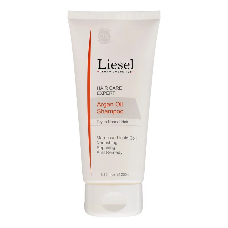 شامپو حاوی روغن آرگان مناسب موهای خشک و نرمال 200میل لایسل