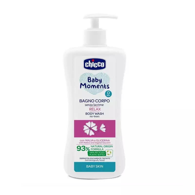 شامپو بدن چیکو ایتالیا chicco حجم 500 میل پمپی