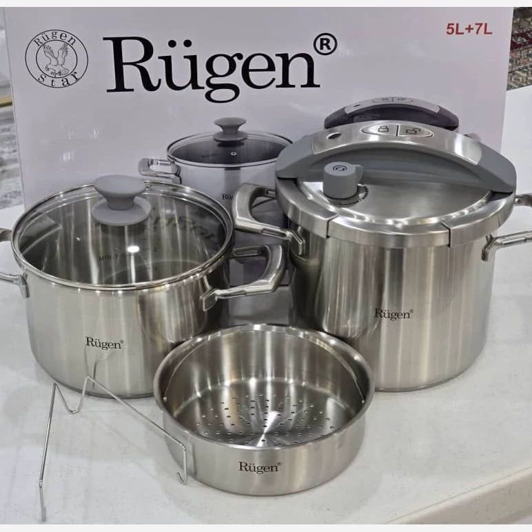 زودپز دوقلو روگن مدل Ru-6030 با کیفیت و