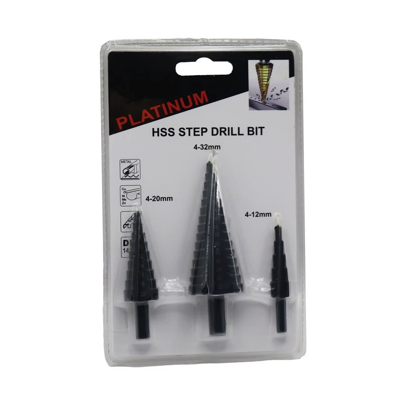 مته کاجی سه عددی 4 - 12  و 4-20 و 4-32 مته مخروطی 