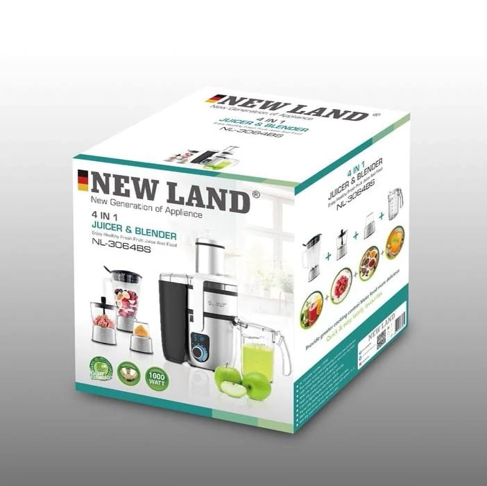 آبمیوه گیر 4 کاره نیولند

