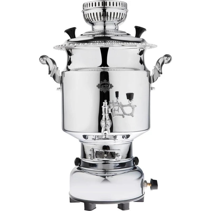 سماور گازی6لیتری پیلوت دار عالی نسب مدل آبتین(هزینه ارسال پس کرایه با خریدار محترم هست)