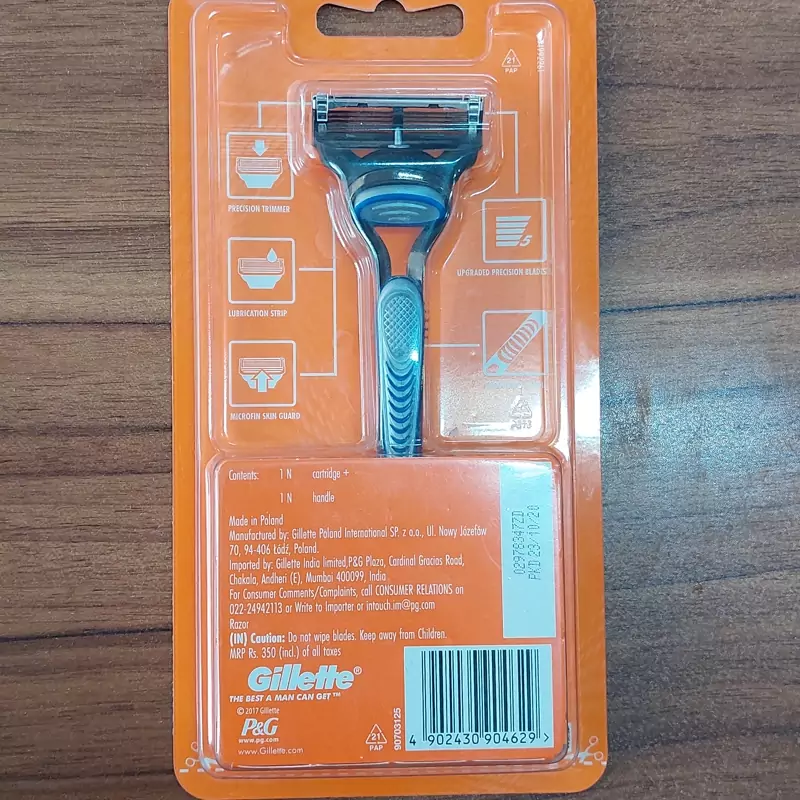 خودتراش ژیلت5 تیغ مدل fusion5 اصلی