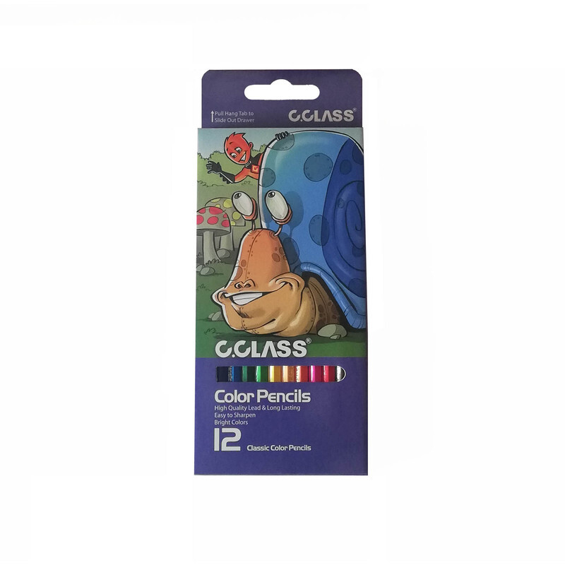 مداد رنگی 12 رنگ سی کلاس 